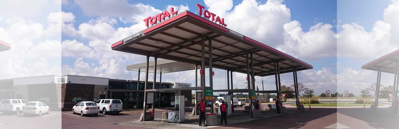 Forecourts · Total: Make every arrival unmistakable.