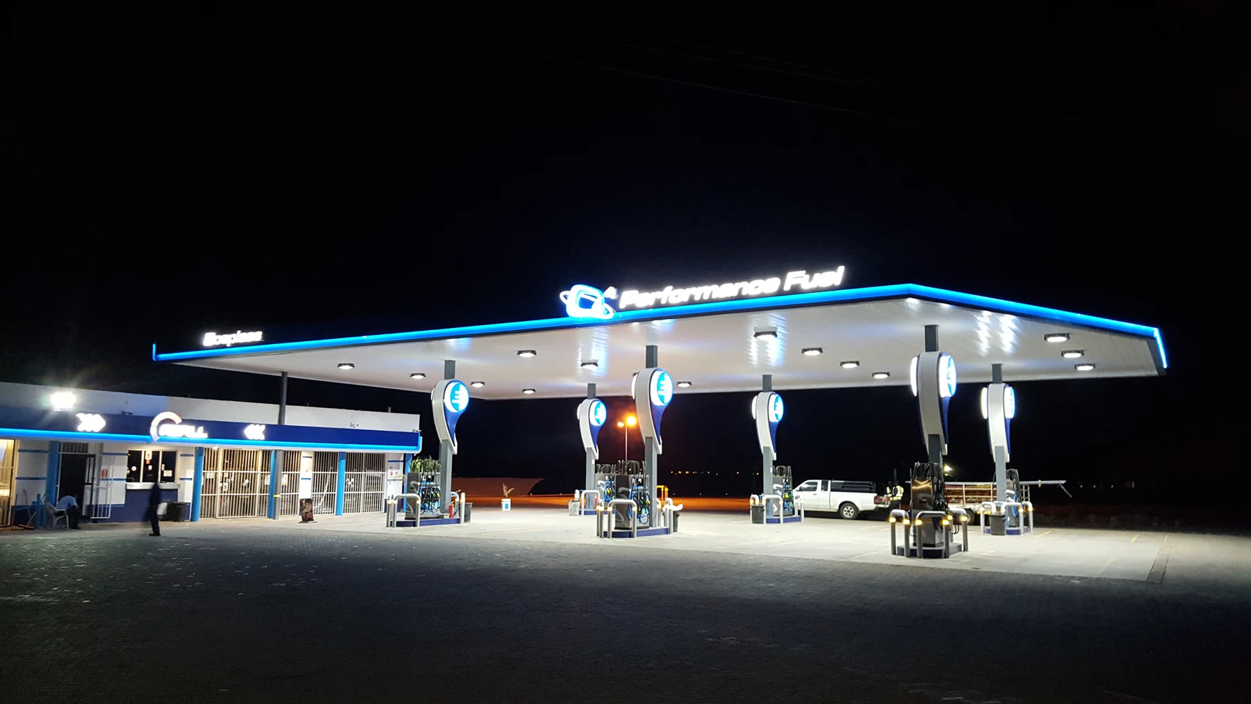 Fuel & forecourts signage example